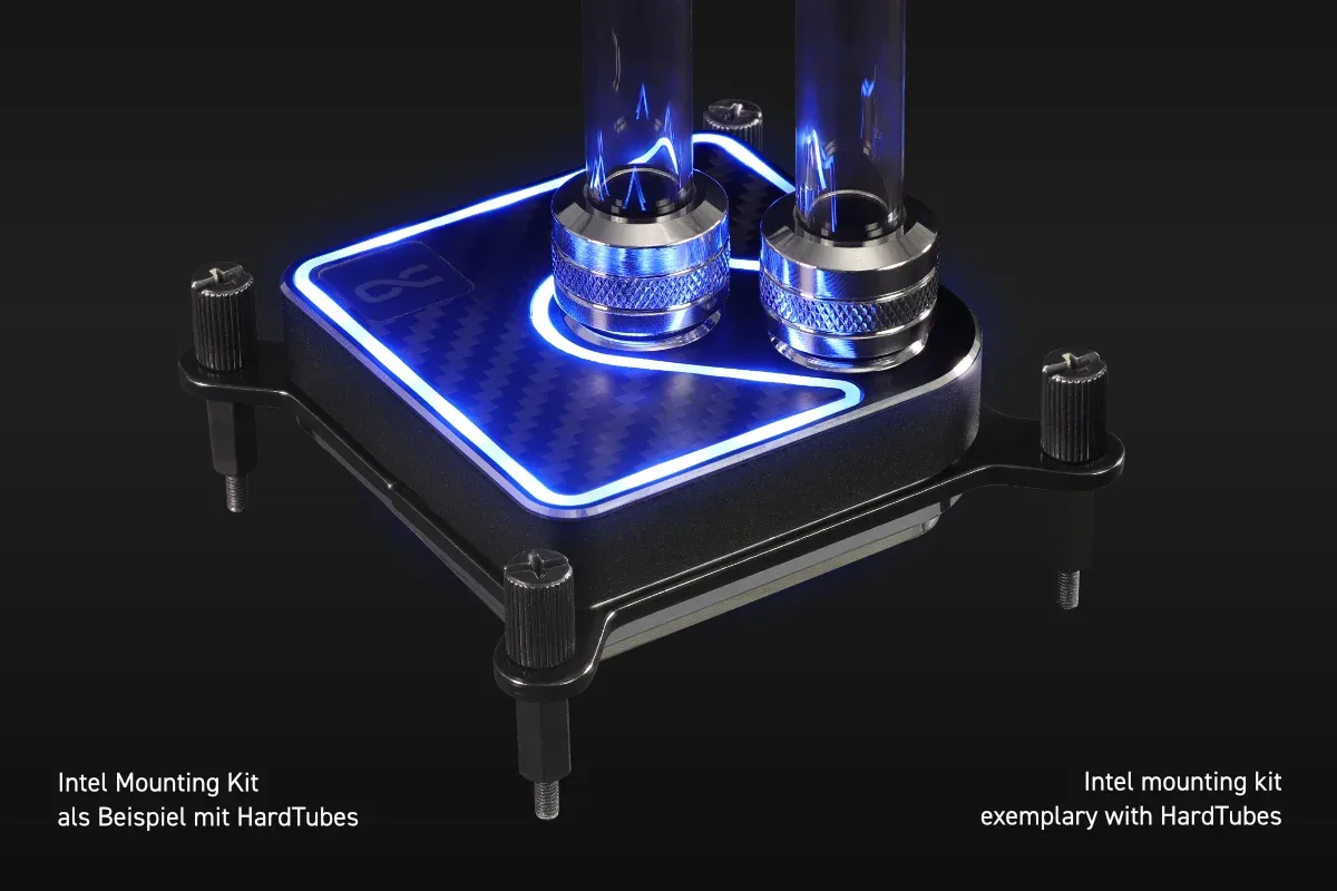 Alphacool Waterblock CPU Core 1 Aurora Carbon — vue 4