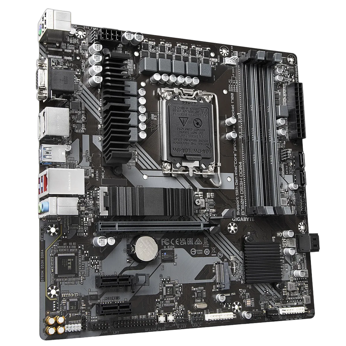 Gigabyte B760M DS3H DDR4 — vue 2