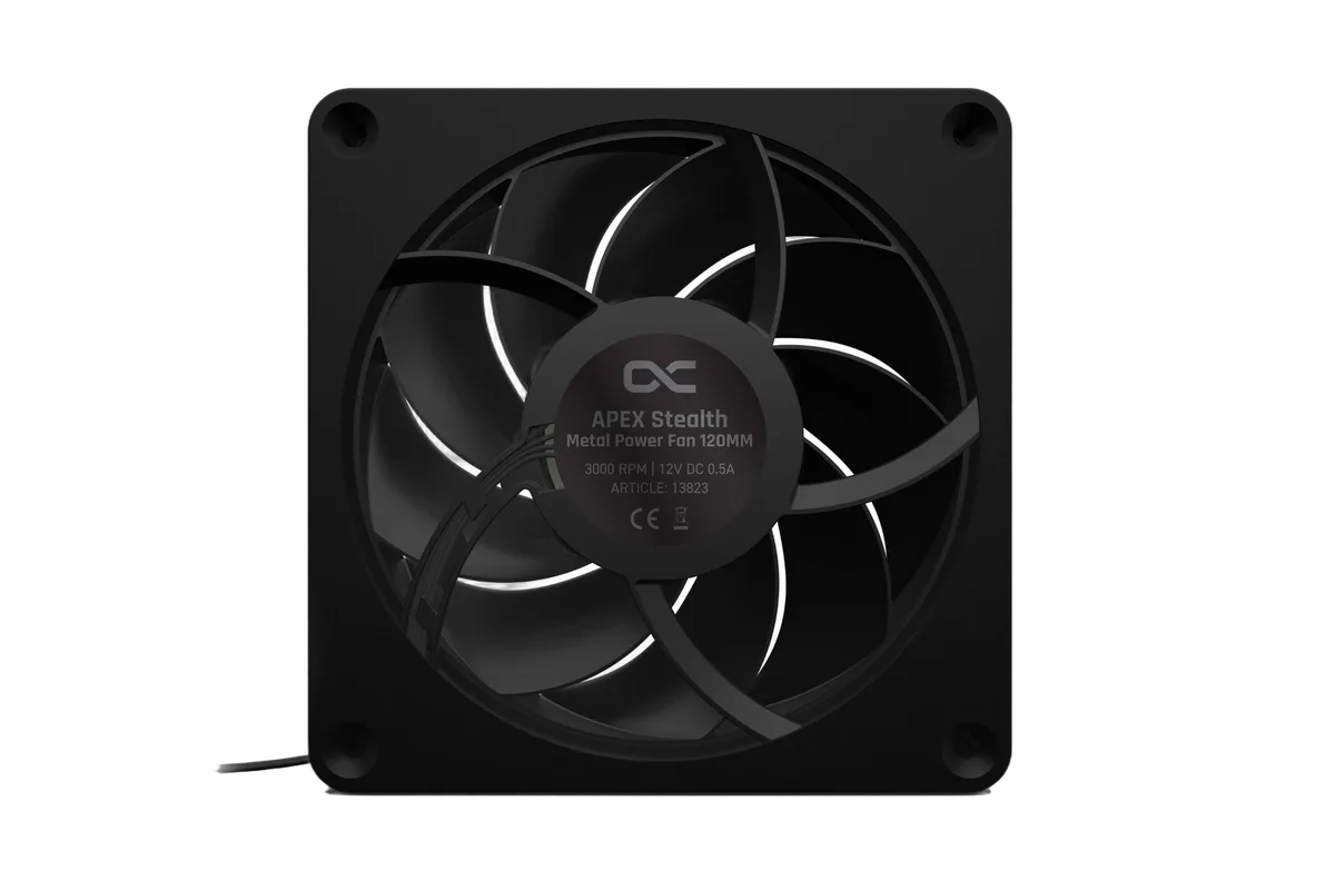 Alphacool Apex Stealth Metal 120mm - 3000rpm Noir — vue 2