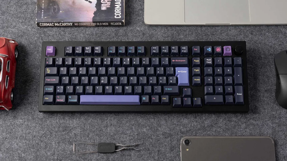 Keychron Set de touches - Développeur - Complet/ISO-FR/PBT — vue 1