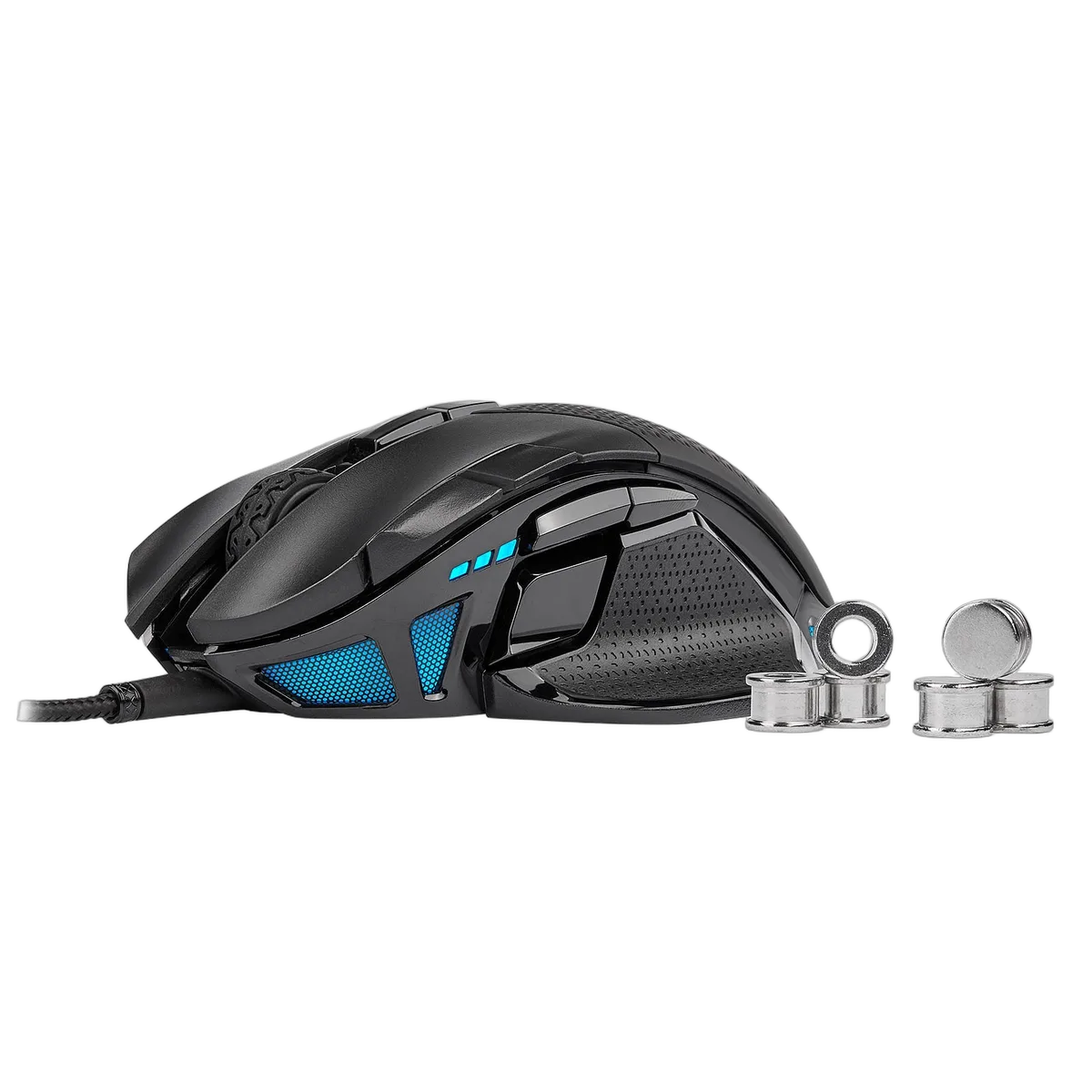 Corsair Nightsword - Filaire - RGB - Noir — vue 3