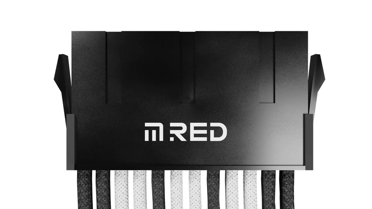 M.RED Kit extension 7 Câbles tressés Ultimate - Blanc Noir — vue 1