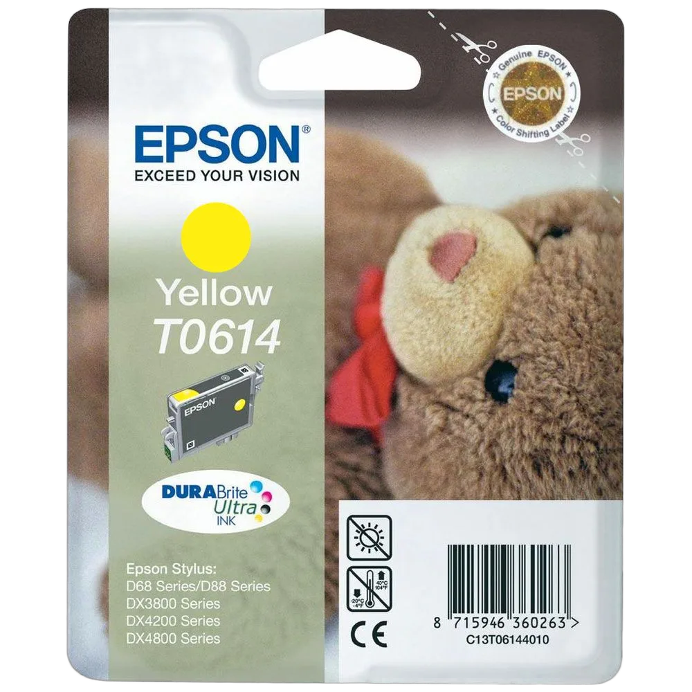 Epson Cartouche d'encre T0614 Yellow D88 — vue 1