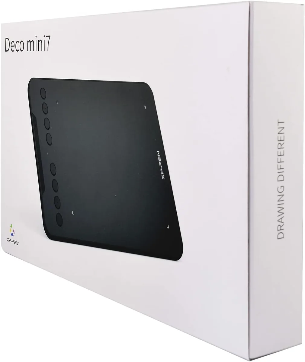 XPPEN DECO Mini7 V2 - 5080LPI 7" Noir — vue 3