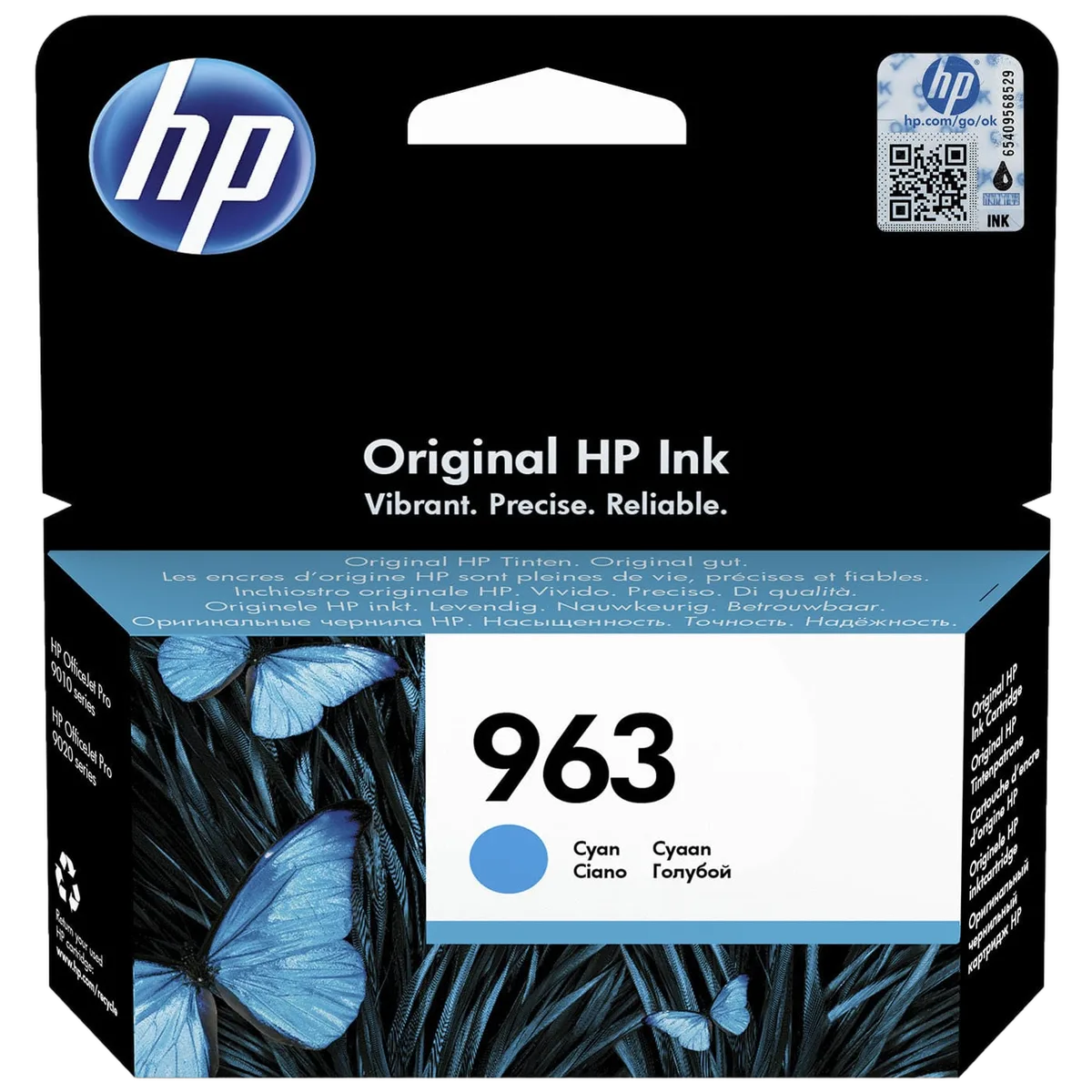 HP Cartouche 963 - Cyan — vue 1