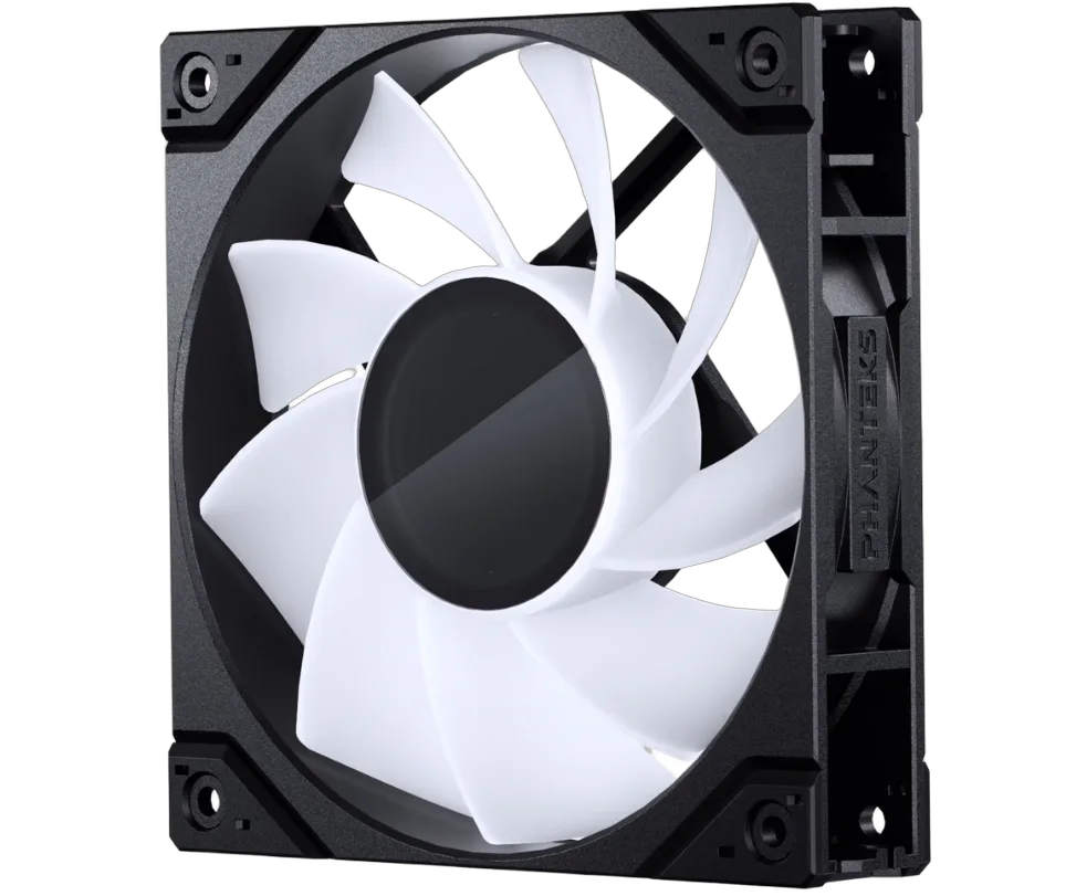 Phanteks M25 Gen2 PWM Noir Reverse Blade (3x120mm) D-RGB — vue 3