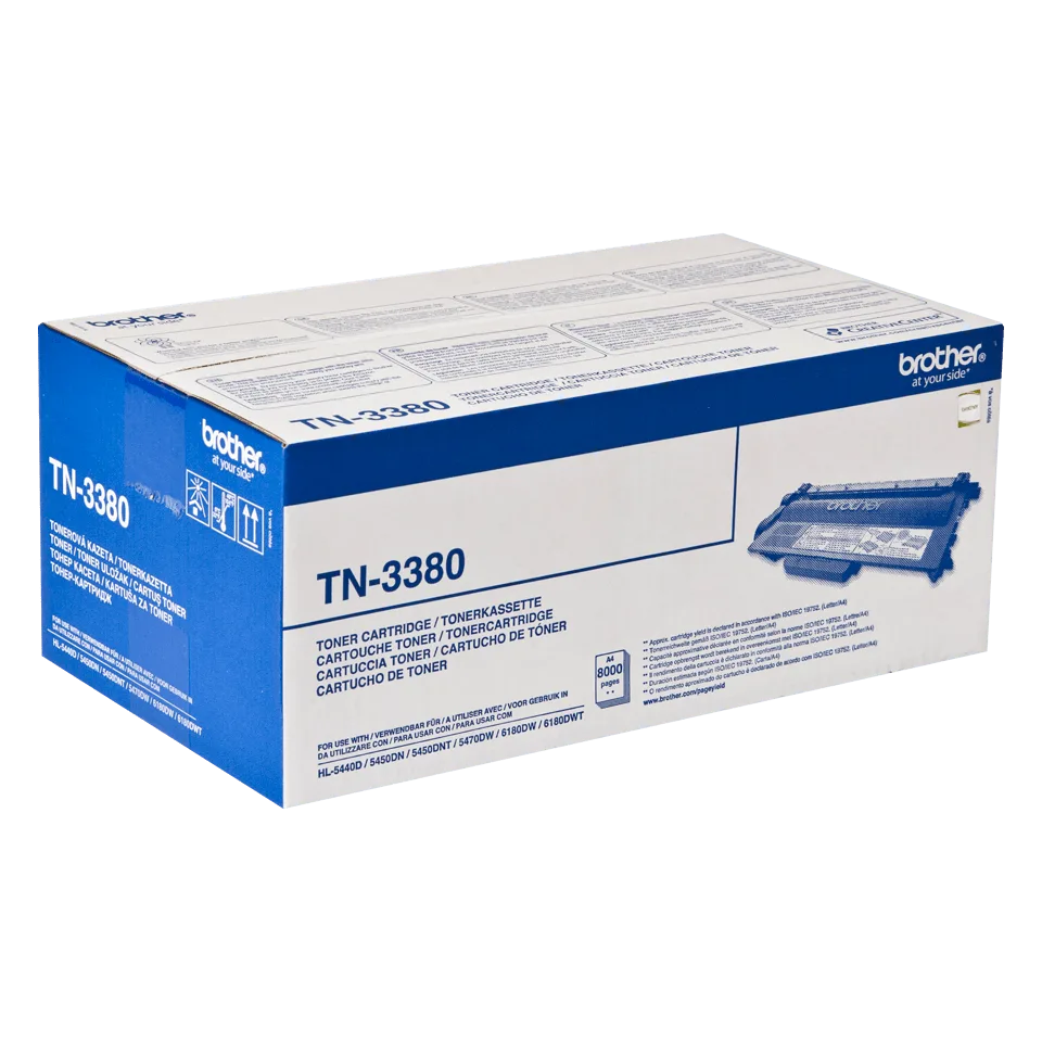 Compatible Brother Toner Noir TN3380 — vue 1