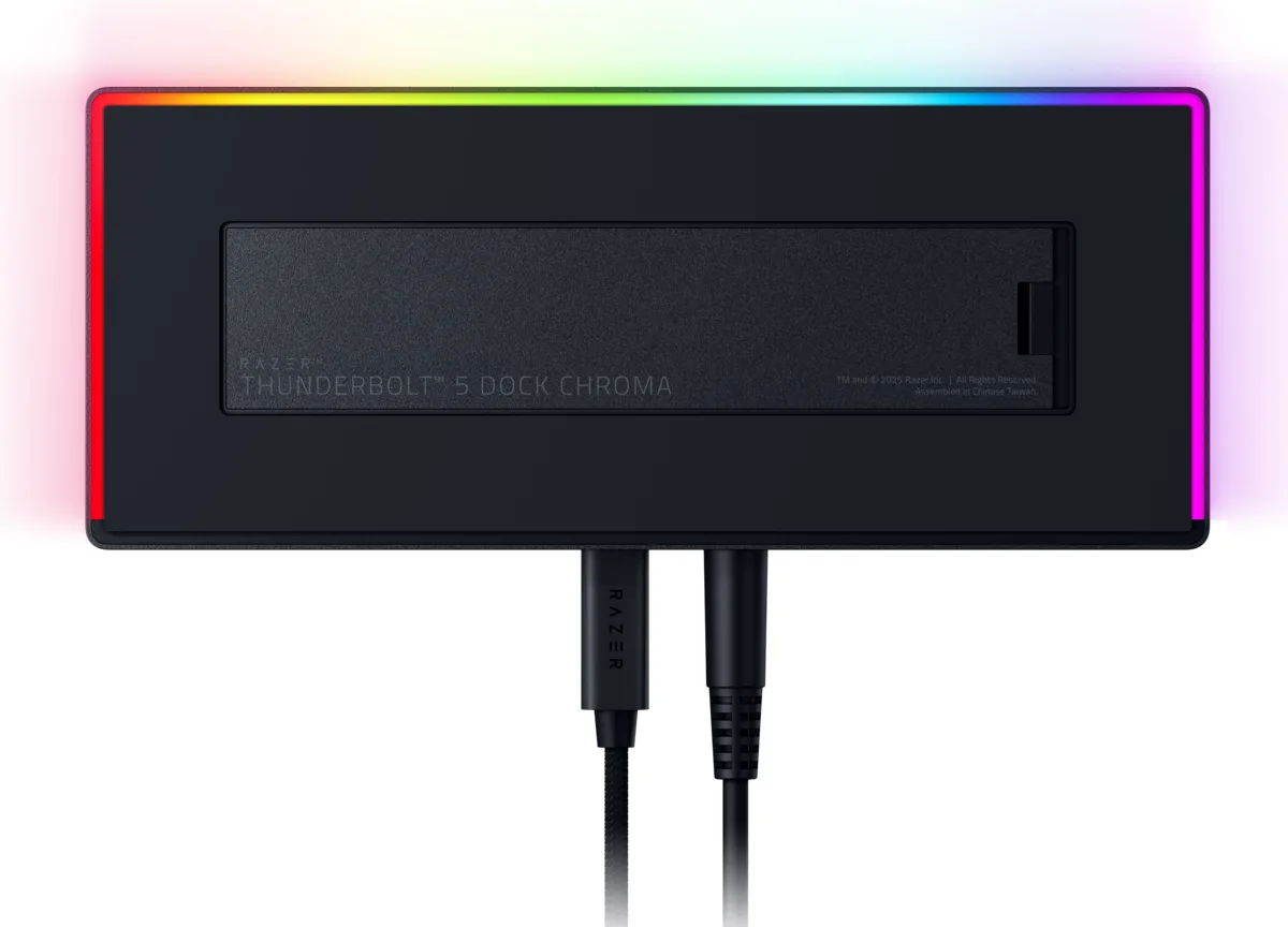 Razer Thunderbolt 5 Dock Chroma Noir - EU — vue 6