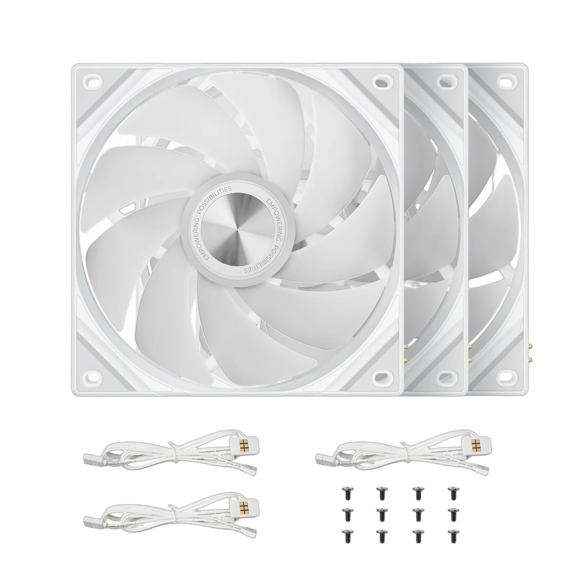 TRYX ROTA SL ARGB (Pack 3x120mm) - Blanc — vue 5