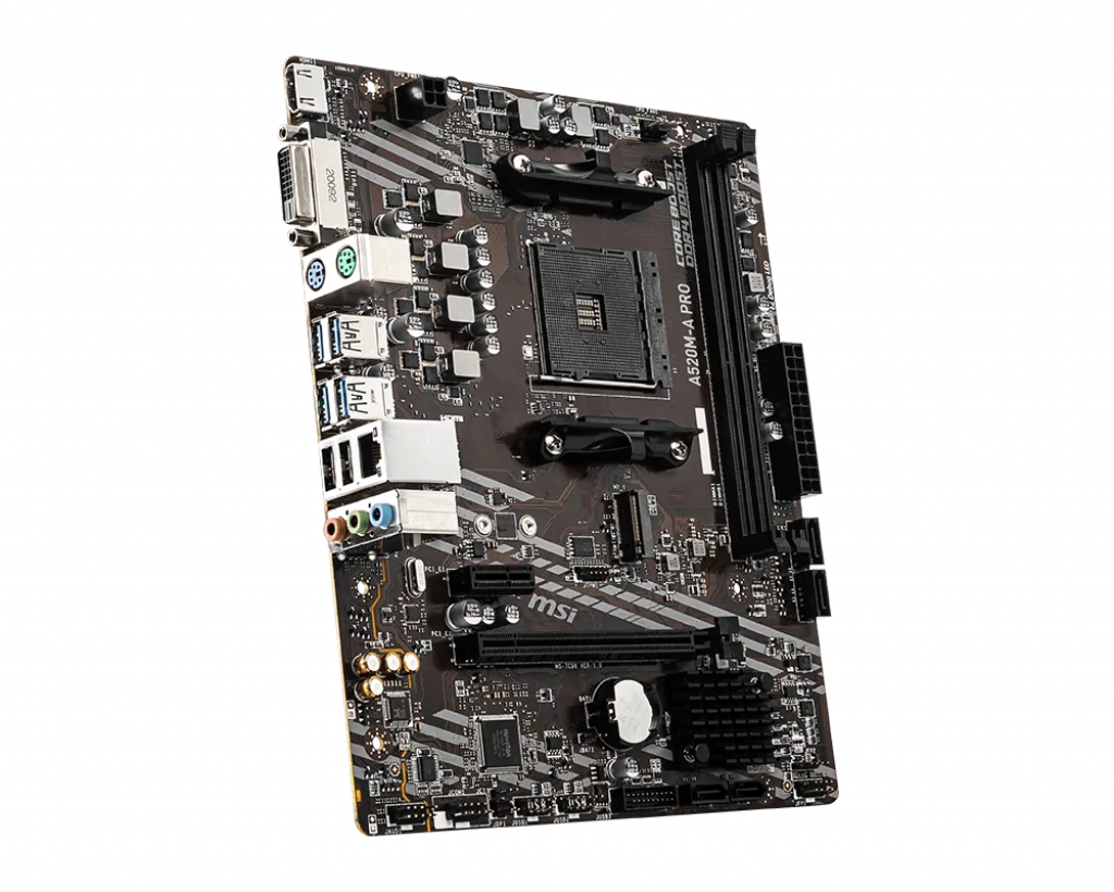 MSI A520M-A PRO — vue 3