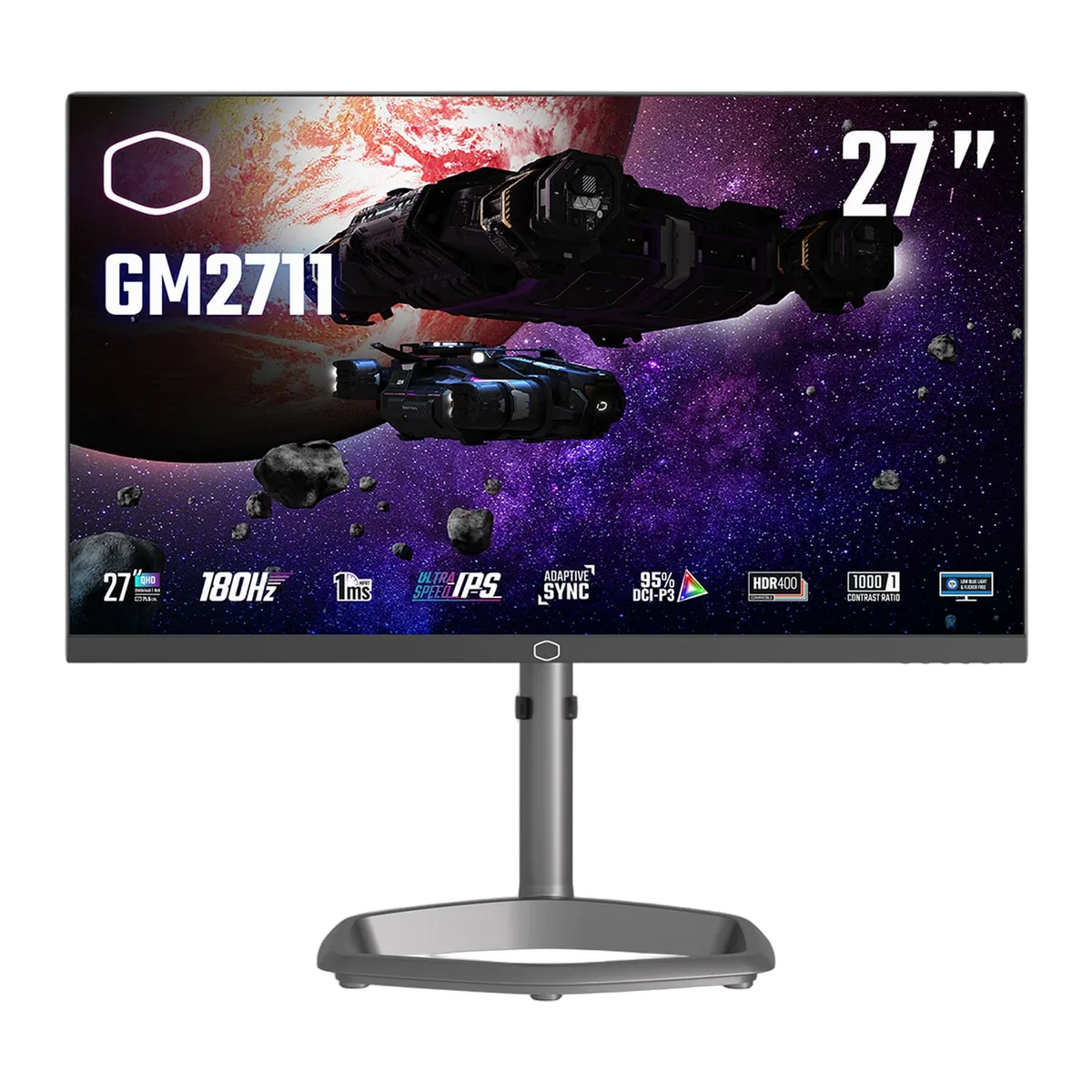 Cooler Master GM2711 - 27" QHD 180Hz Fast-IPS 1ms HDR400 — vue 1