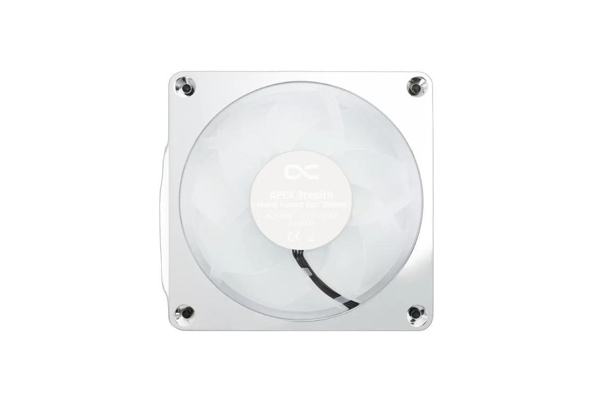 Alphacool Apex Stealth Metall Aurora 120 - Chrome — vue 3