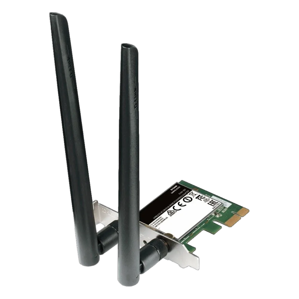 D-Link PCI-E WiFi 802.11AC 1200Mbits - DWA-582 — vue 1