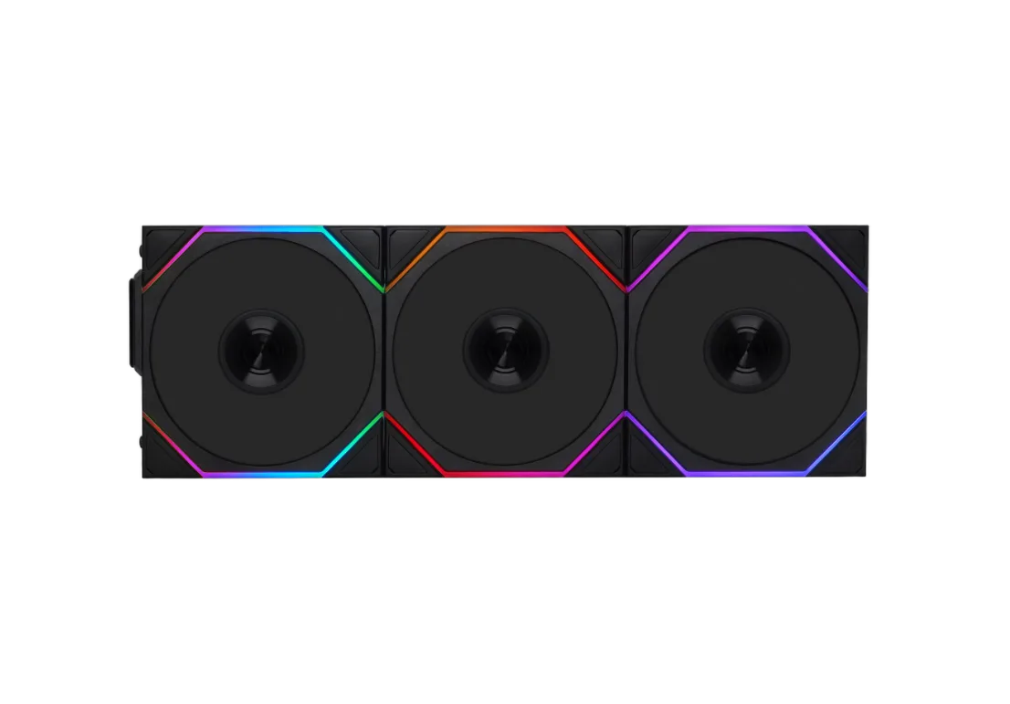 Lian-Li UNI FAN TL Sans fil ARGB PWM - Pack 3x120mm - Noir — vue 2