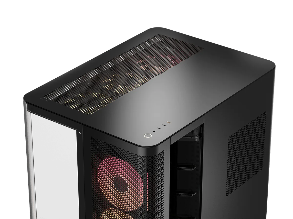 Corsair Air 5400 LX-R RGB Link Noir - MT/Sans Alim/E-ATX — vue 5