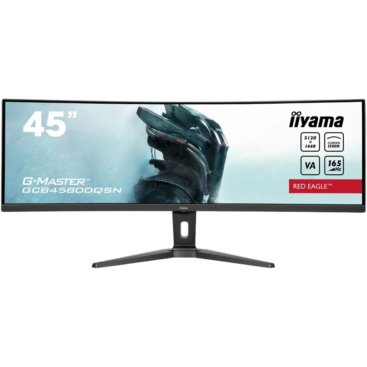 Iiyama G-MASTER GCB4580DQSN-B1 - 45" CURVE Dual QHD 165Hz VA 0.8ms FreeSync — vue 1