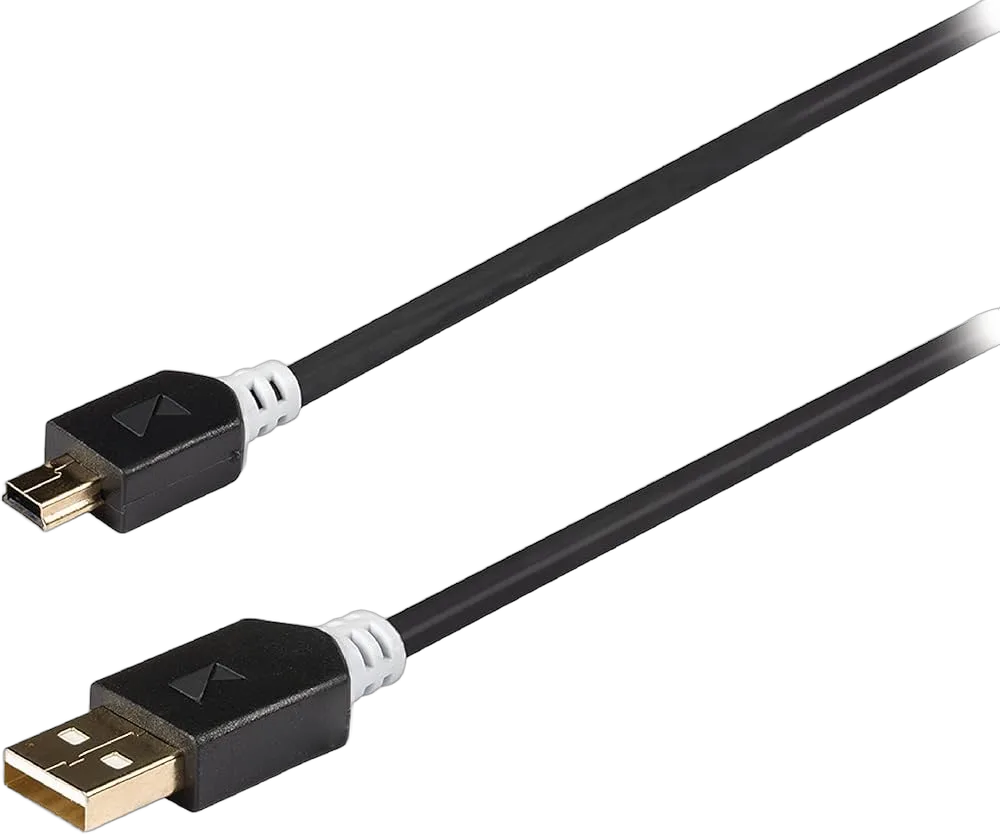 Câble USB-A/Mini USB mâle/mâle - 3m - Anthracite — vue 1