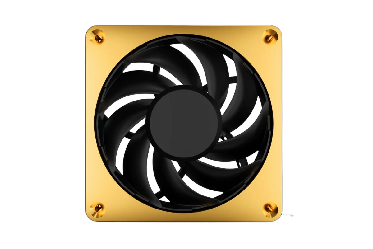 Alphacool Apex Stealth Metal 120mm - 2000rpm GOLD — vue 1