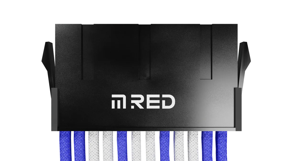M.RED Kit extension 7 Câbles tressés Ultimate - Blanc Bleu — vue 1