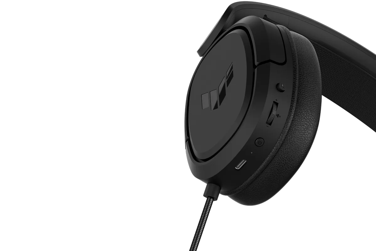 Asus TUF Gaming H1 Wireless - Noir — vue 3