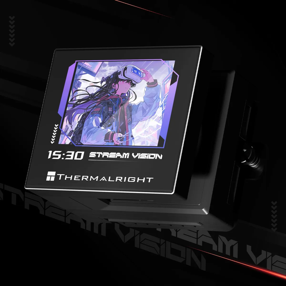 Thermalright Stream Vision 360 - 360mm - Noir — vue 3