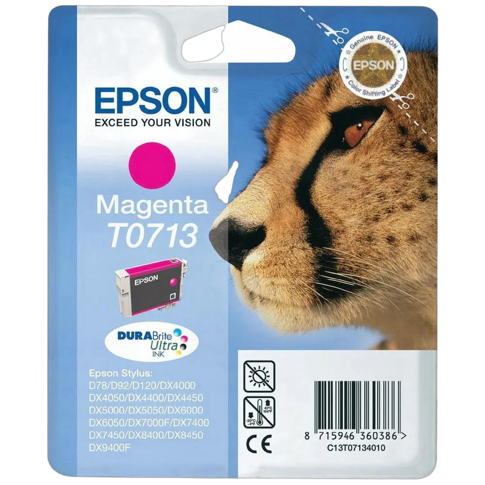 Epson Cartouche DURABrite T0713 Magenta — vue 1
