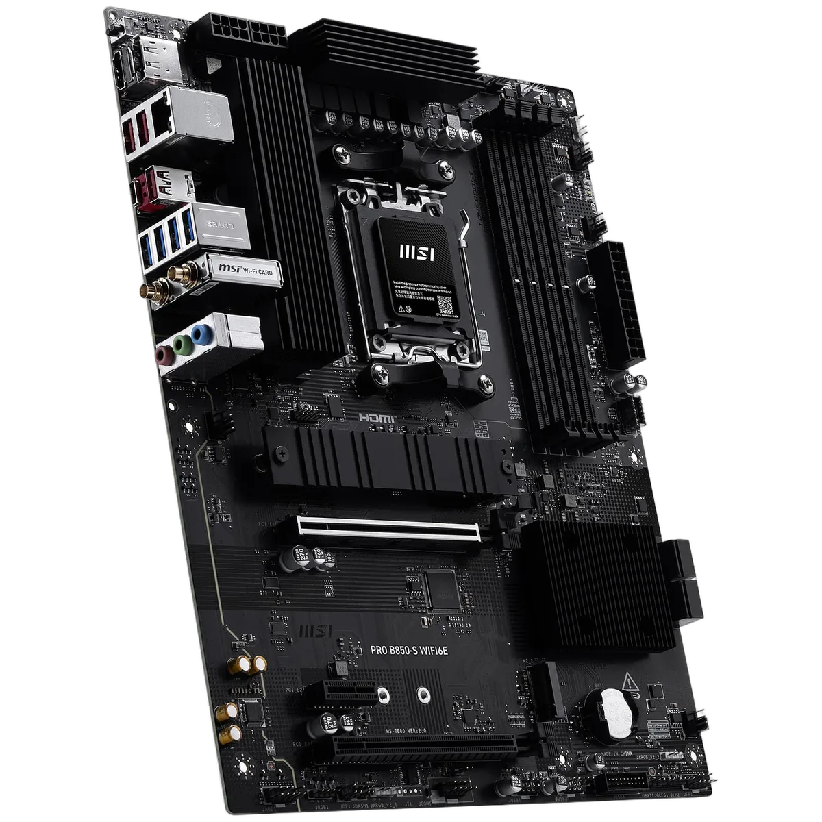 MSI PRO B850-S WIFI6E — vue 3