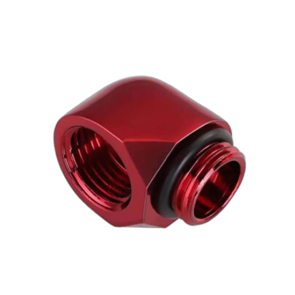 Fitting Male/Femelle 90° rouge - 14mm — vue 1