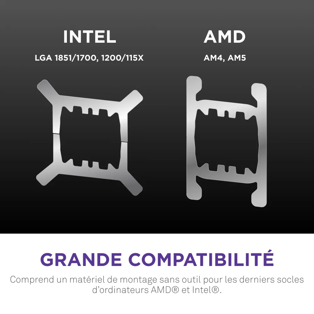 NZXT Kraken Elite 420 RGB V2 - 420mm - Noir — vue 10