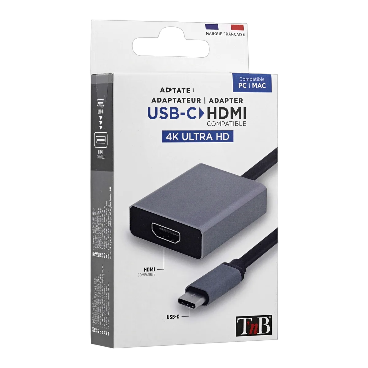 T'nB Adaptateur USB-C vers HDMI — vue 1