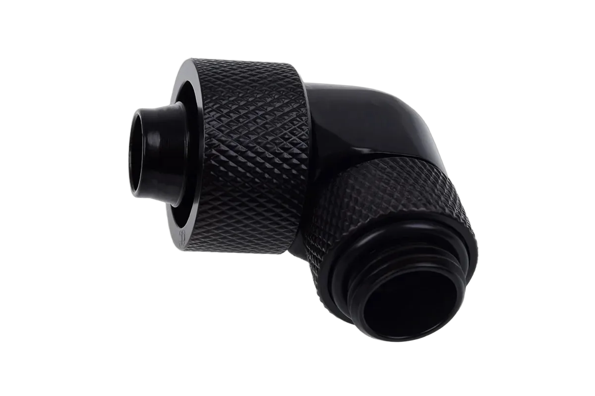 Alphacool Eiszapfen Fitting compression - 16/10mm - 90° Rotatif G1/4 - Noir — vue 1