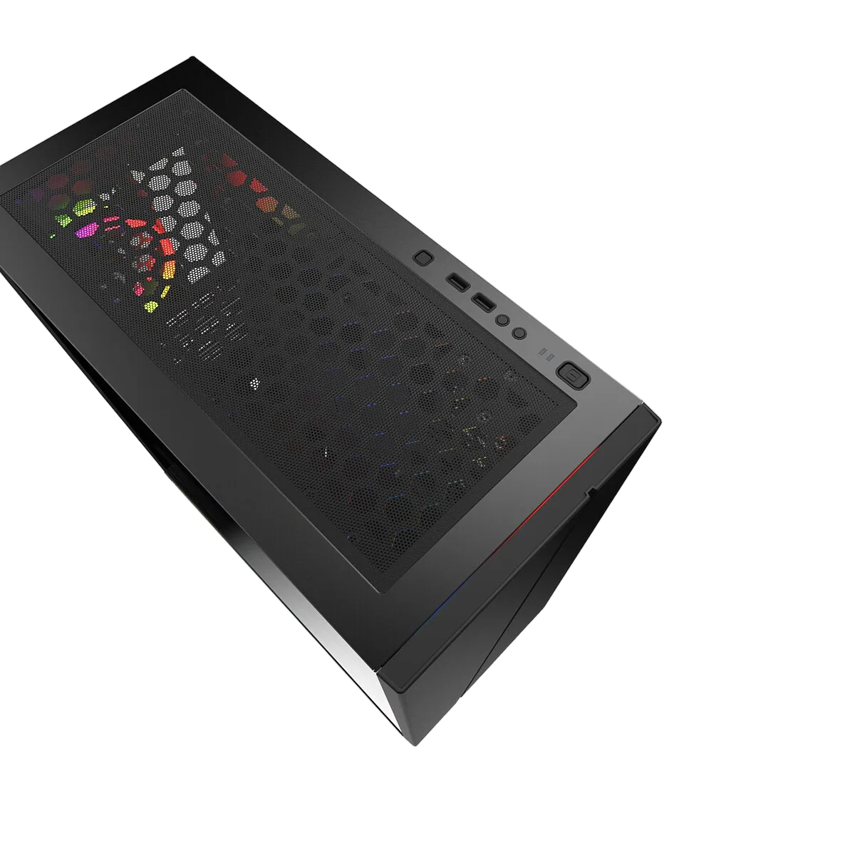 M.RED BLACK DESTROYER Strip-G - ARGB - MT/ATX — vue 2