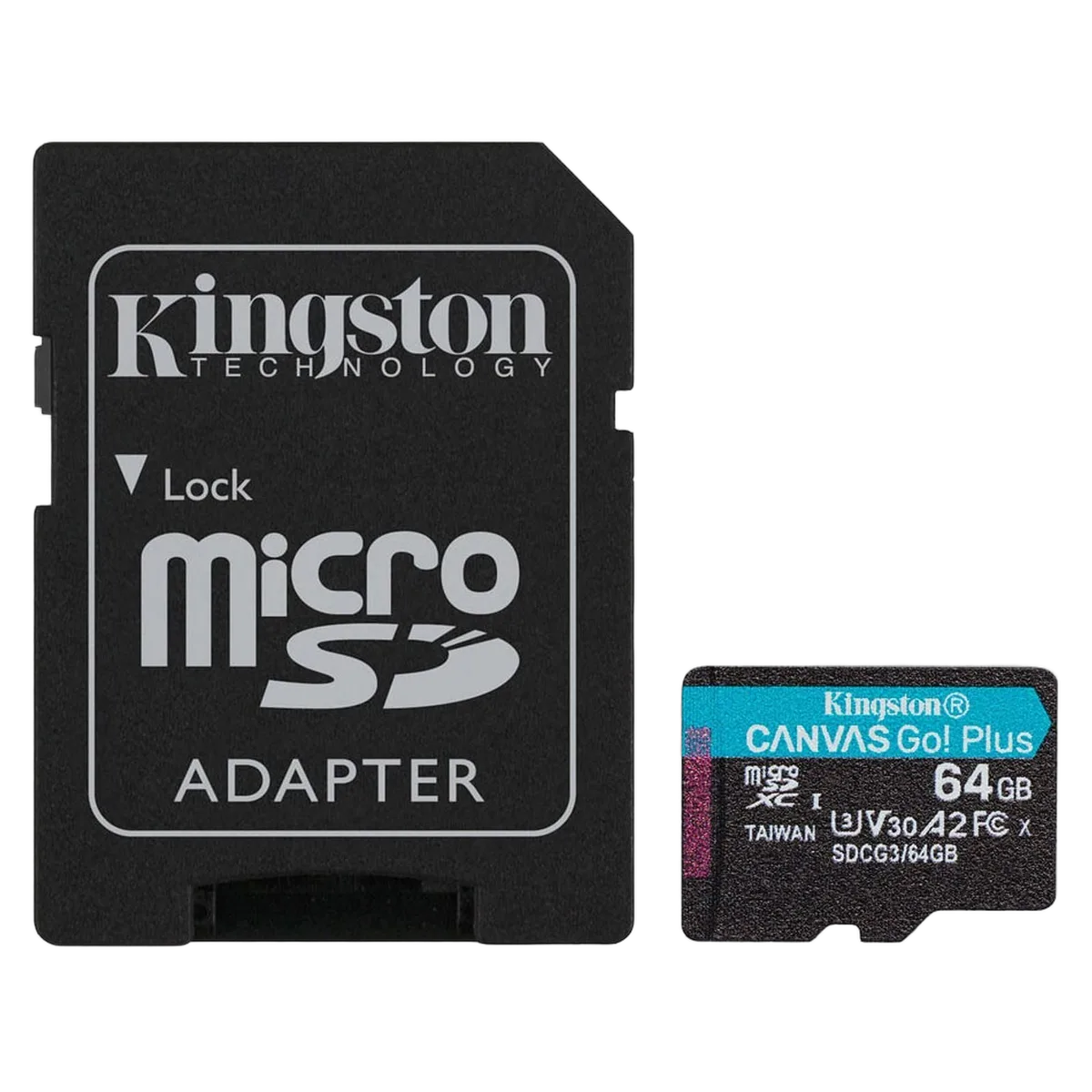 Kingston Canvas Go! Plus SDCG3/64GB — vue 1