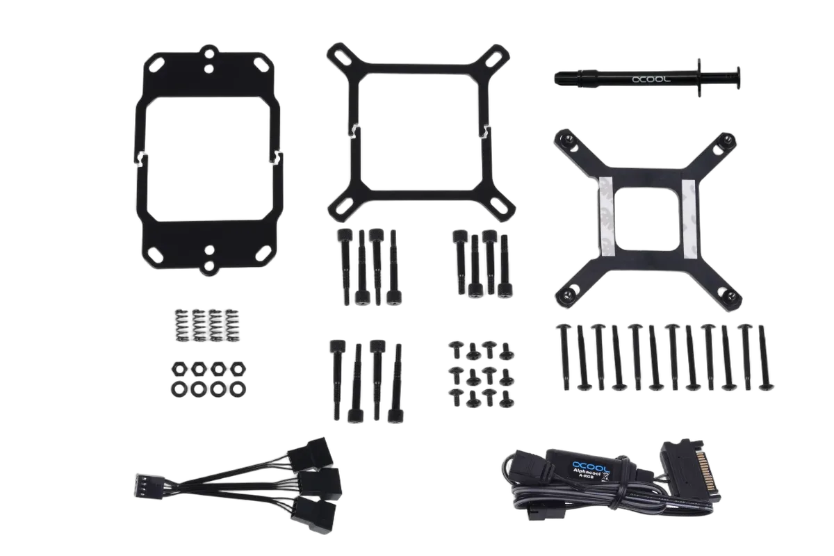 Alphacool Eisbaer Aurora 360mm CPU - Noir ARGB V1.1 — vue 8