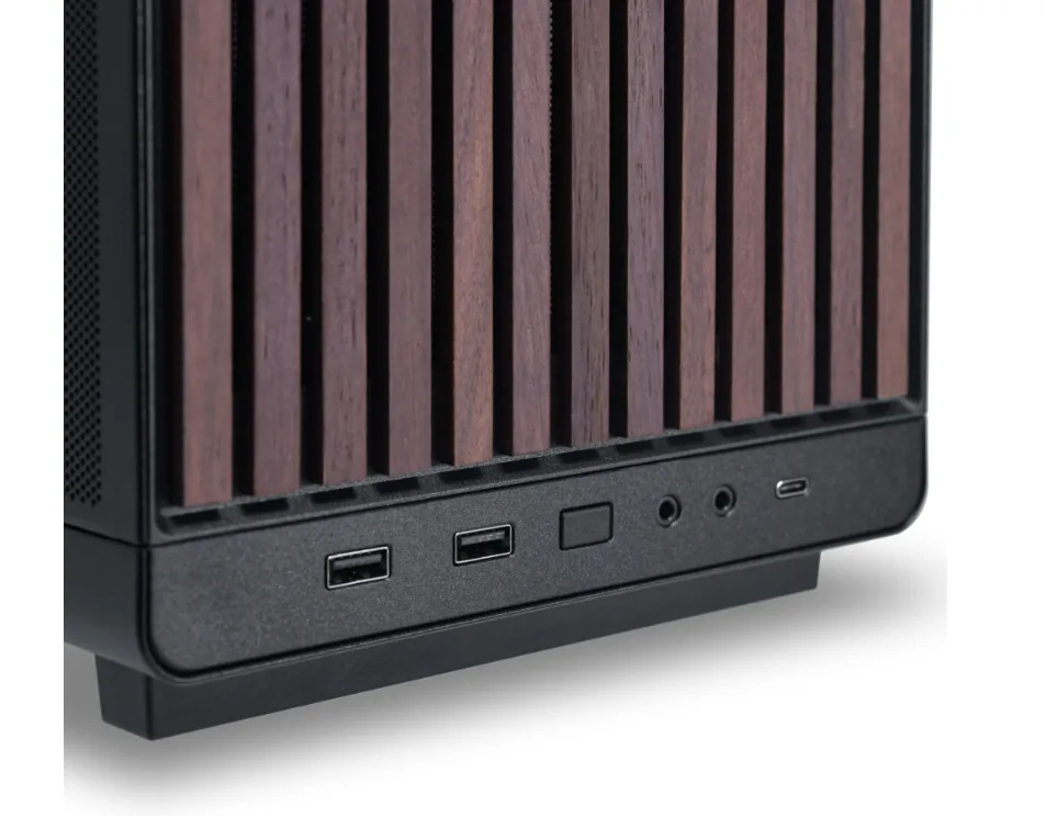 Lian-Li A3-mATX Wood Edition Noir - mT/SansAlim/mATX — vue 6