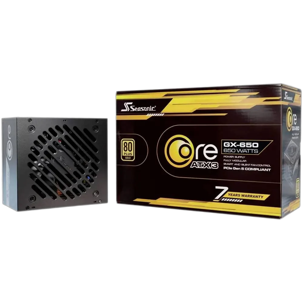 Seasonic ATX 650W 80+ Gold - GX-650-V2 — vue 1