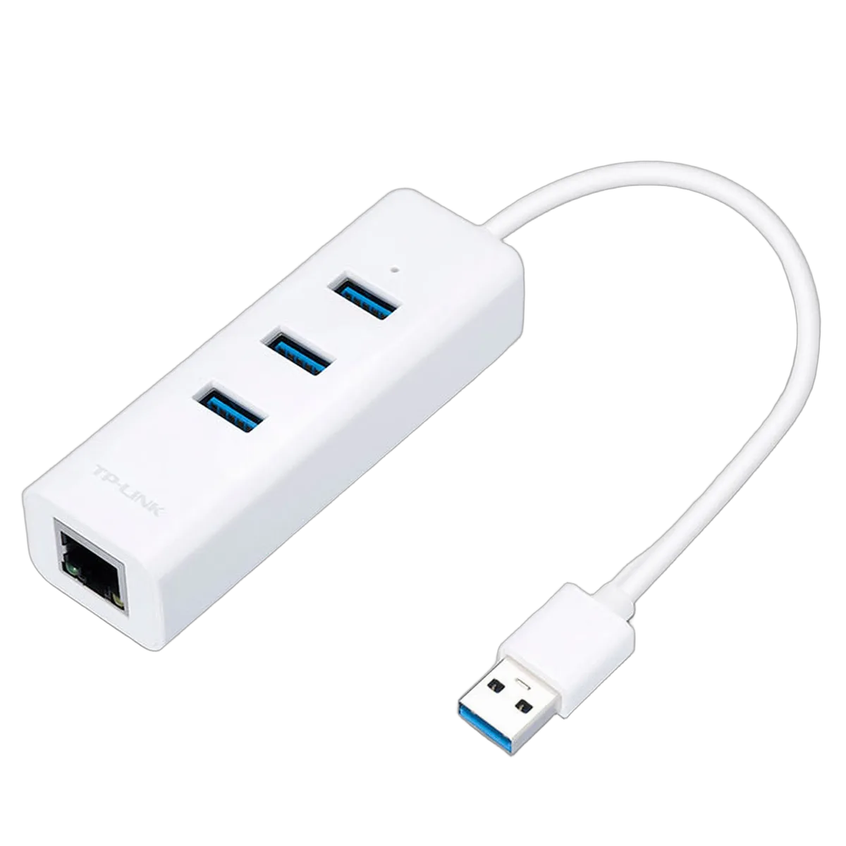 TP-Link USB 3.0 Gigabit Ethernet + hub 3 ports USB 3.0 — vue 1