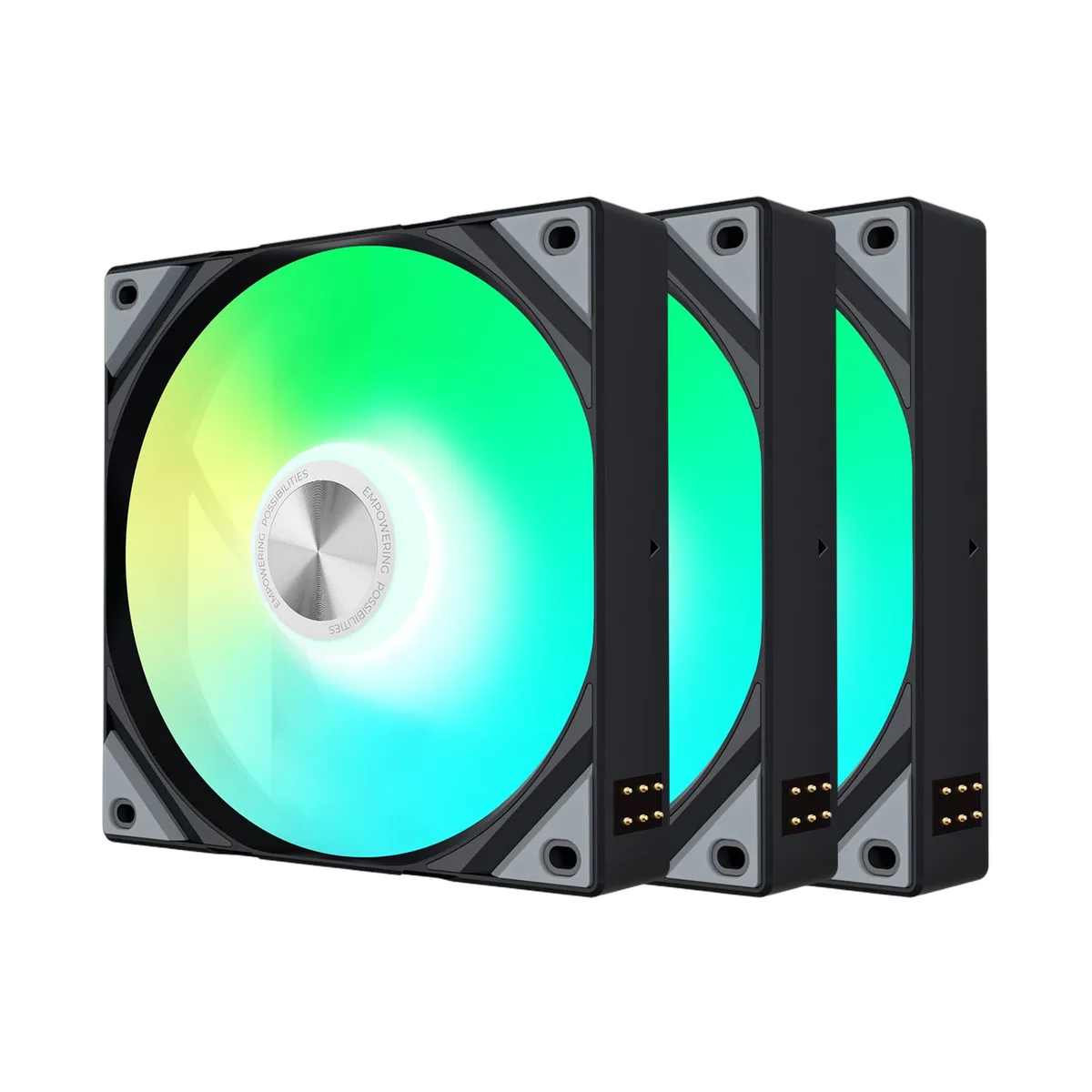 TRYX ROTA SL ARGB (Pack 3x120mm) - Noir-Seconde Vie — vue 1
