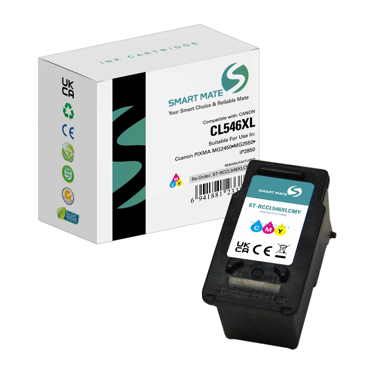 Compatible Canon Cartouche CL-546XL 3 couleurs — vue 1