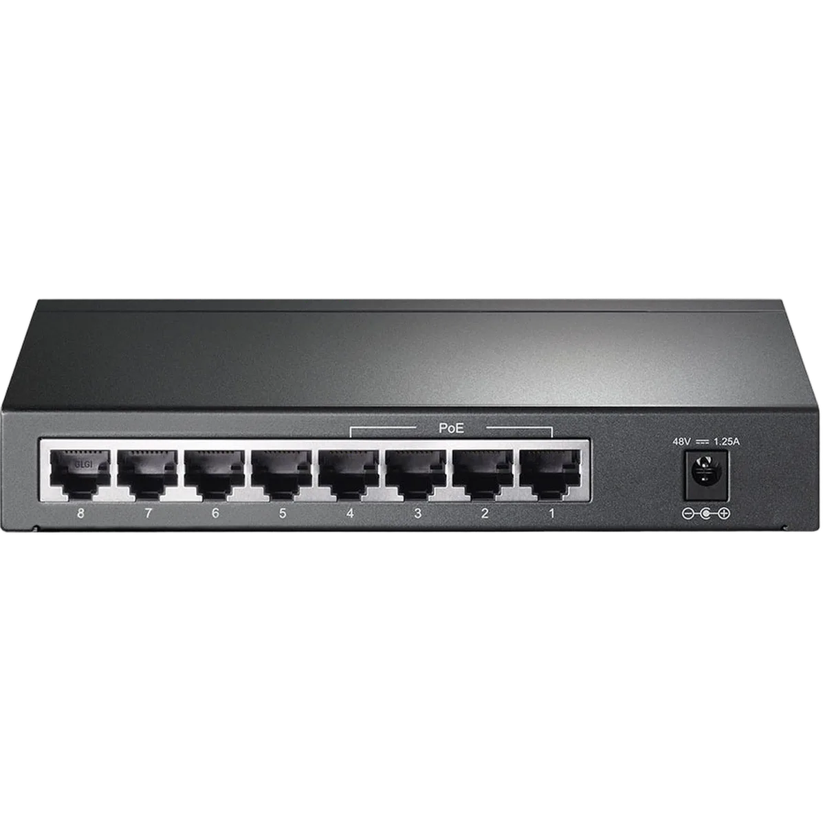 TP-Link 8 Ports 10/100/1000Mbps TL-SG1008P (4 POE) — vue 3