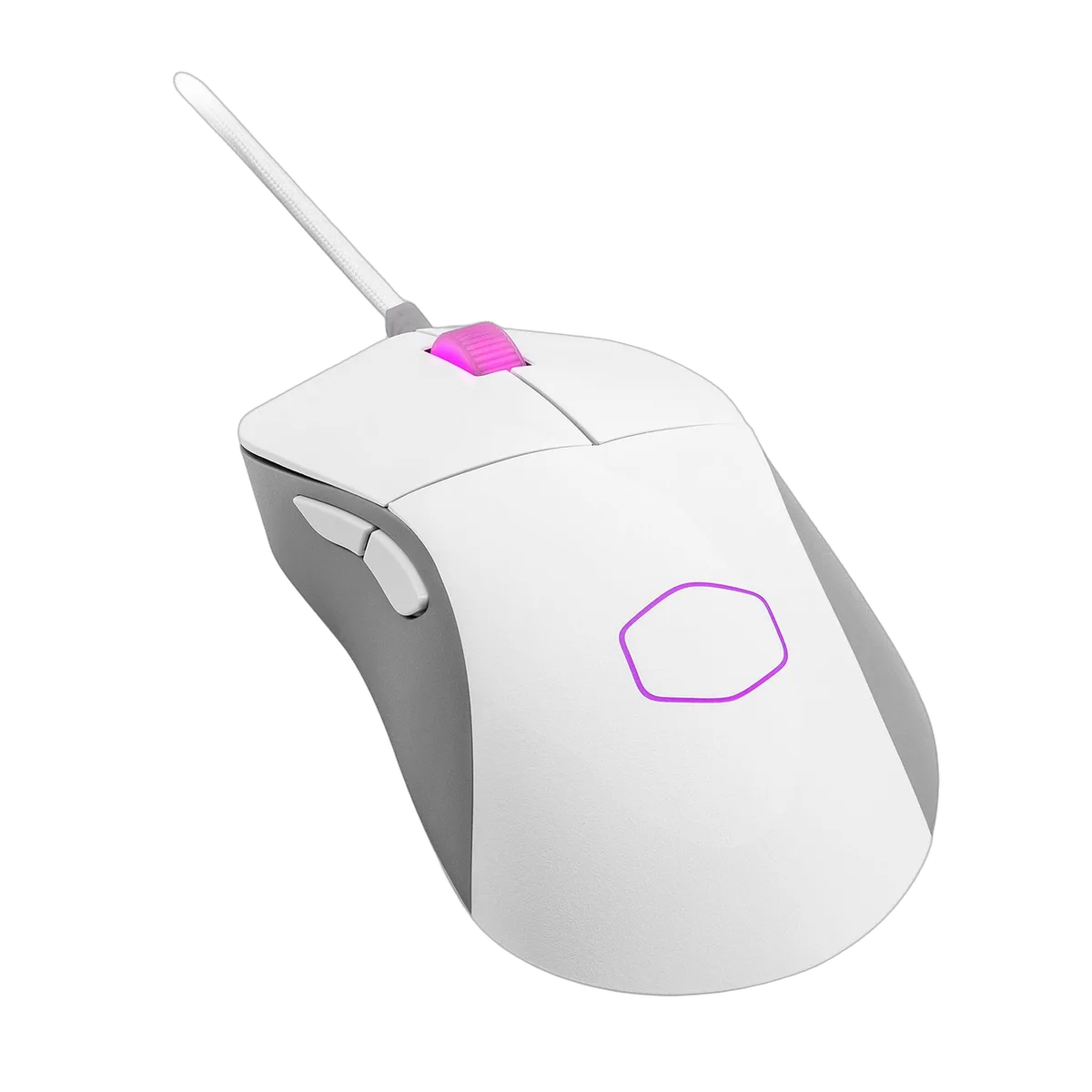 Cooler Master MM730 - Filaire - RGB - Blanc — vue 3