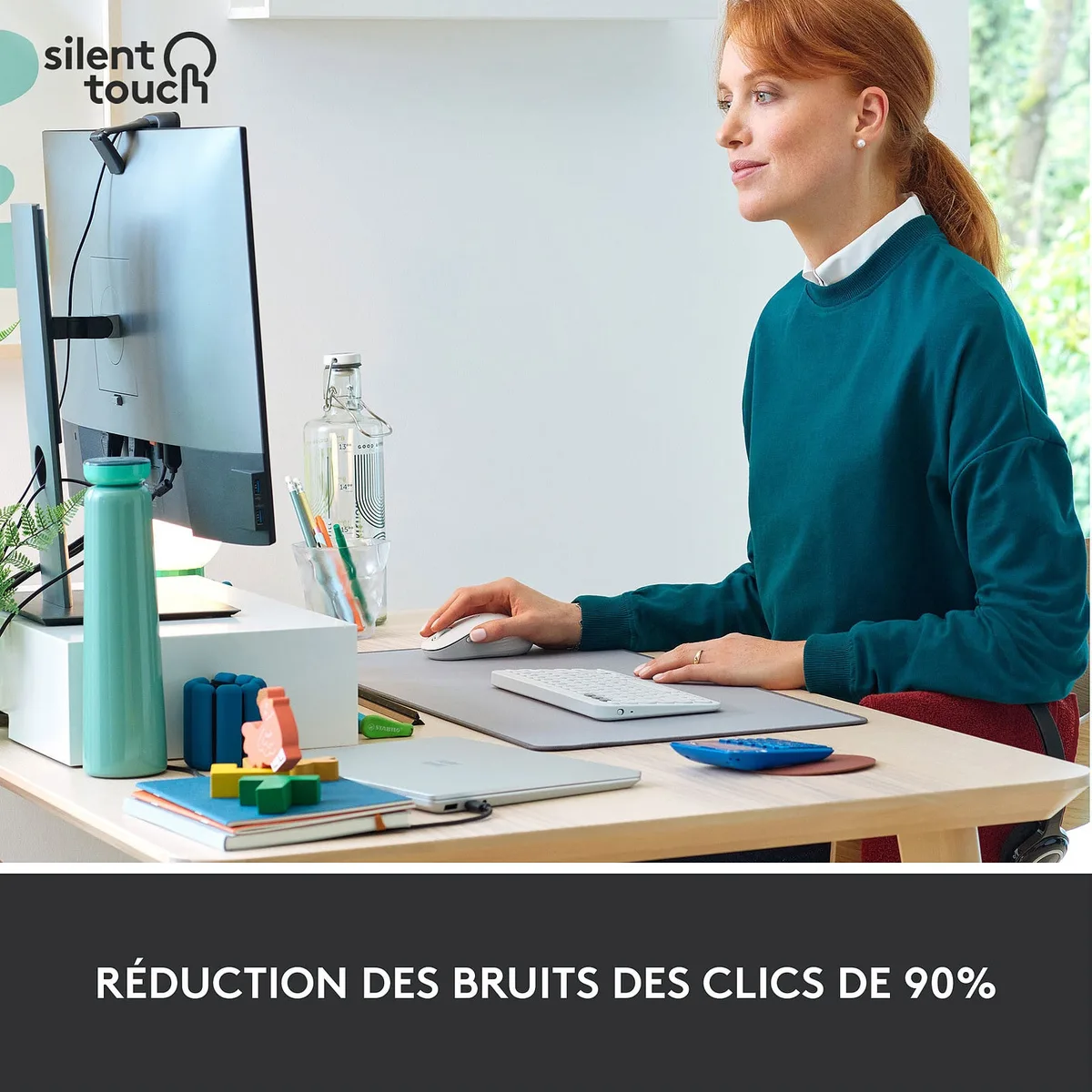 Logitech Signature M650 - Sans-Fil - Blanc — vue 4