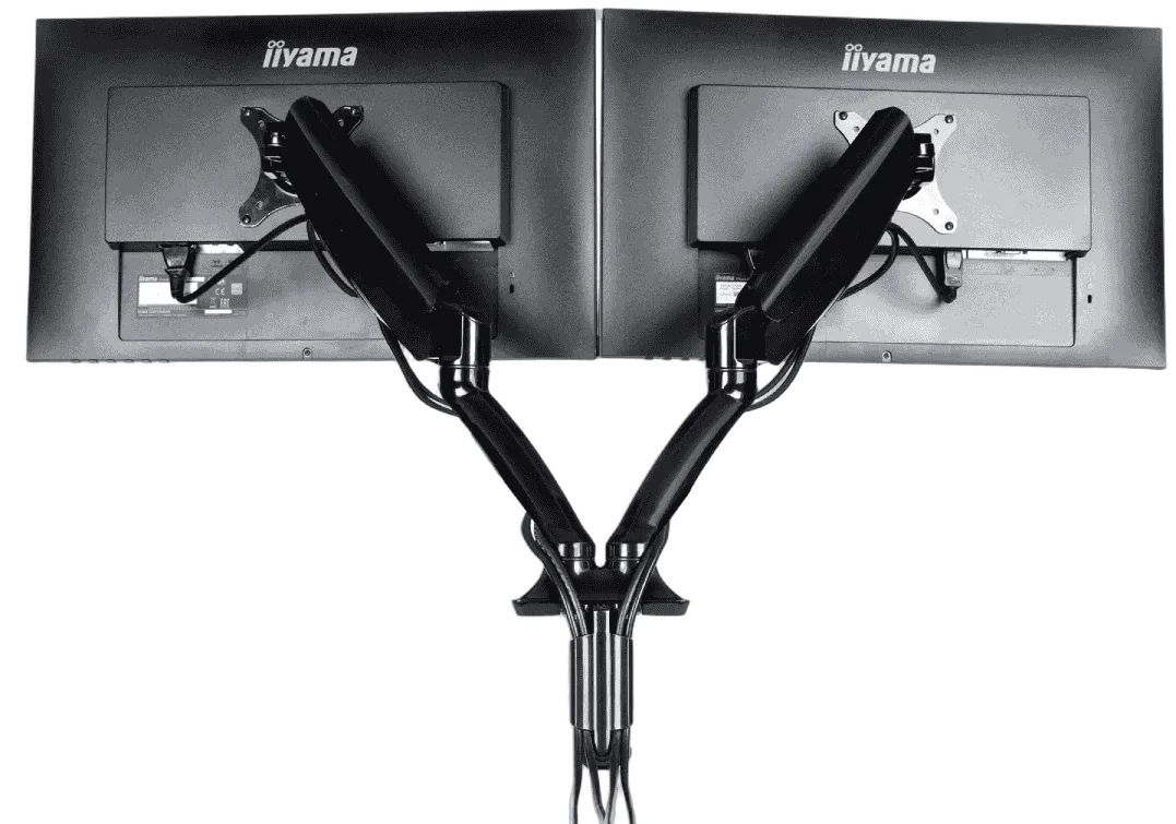 Iiyama DS3002C-B1 Bras pneumatique pour deux moniteurs bureautiques 27" max-Seconde Vie — vue 9