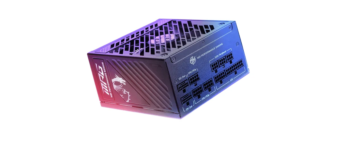 MSI ATX 1250W - 80+ Gold - MPG A1250GS PCIES Noir-Seconde Vie — vue 1