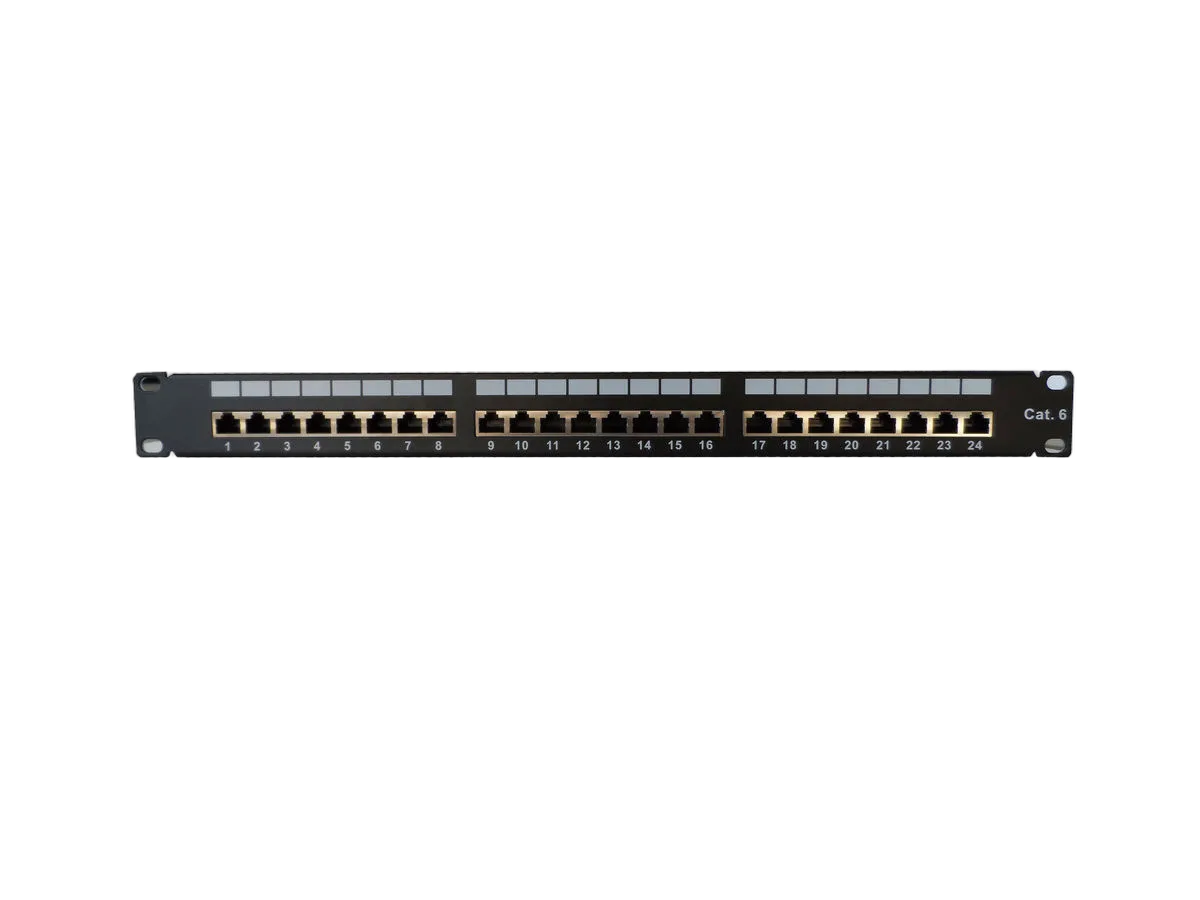 Kimex International Panneau de brassage rack 19" - 1U/blindé/cat6 — vue 2