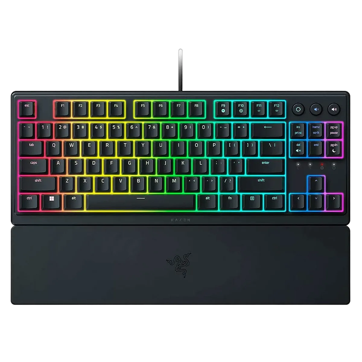Razer Ornata V3 TKL - Membrane - Filaire - RGB - Noir — vue 1