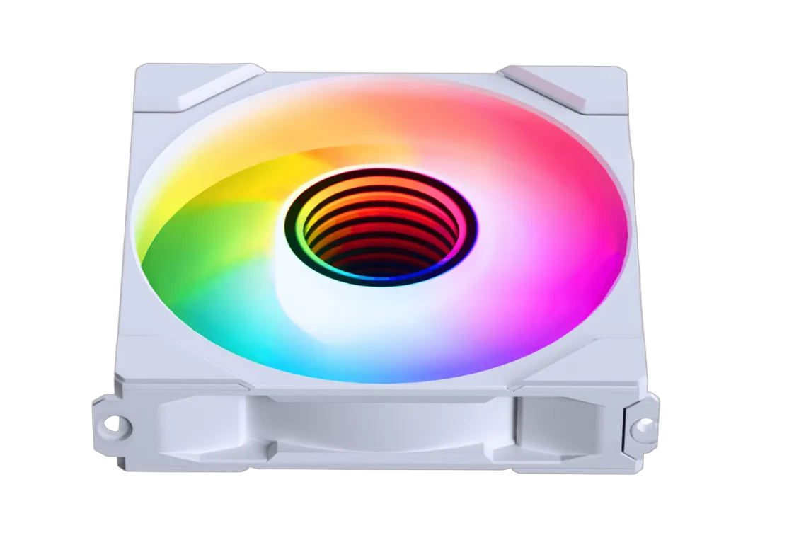 Phanteks M25 Gen2 PWM Reverse Blade Blanc 120mm D-RGB — vue 3