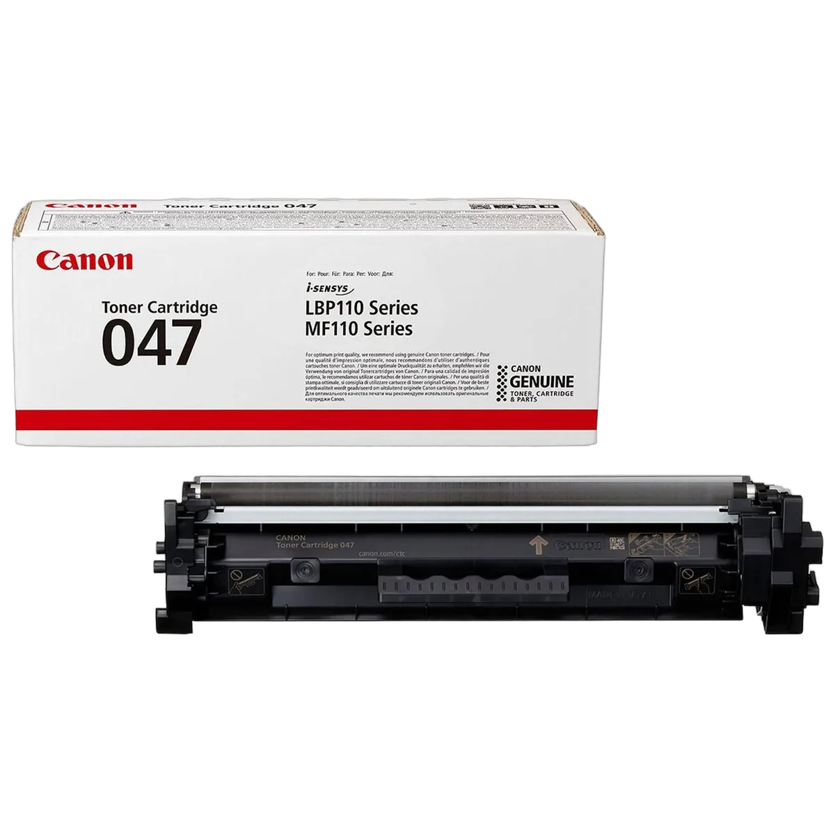 Canon Toner Noir 047 1600 Pages - 2164C002 — vue 1