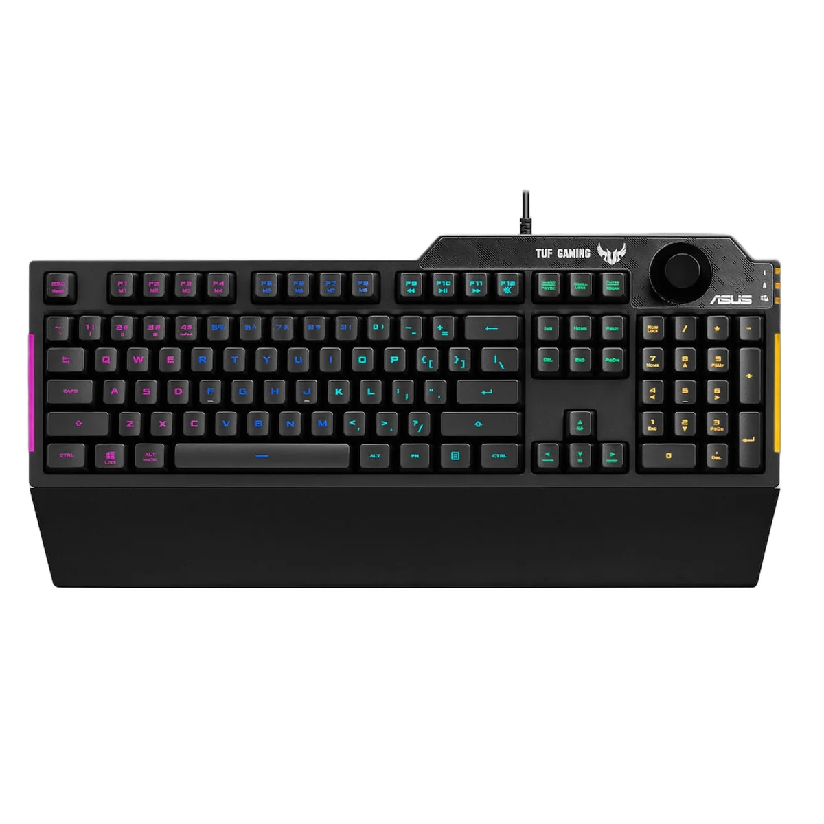 Asus TUF K1 - Membrane - Filaire - RGB - Noir — vue 1