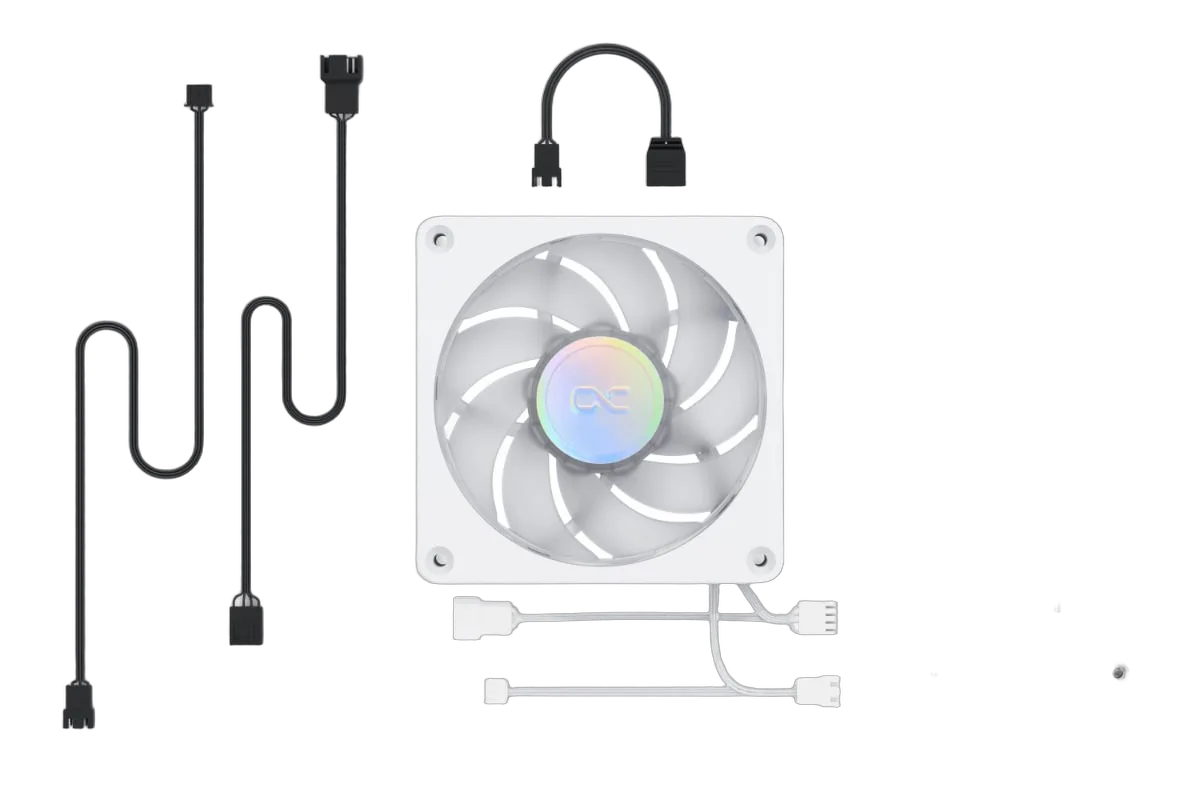 Alphacool Apex Stealth Metall Aurora 120 - Blanc — vue 4